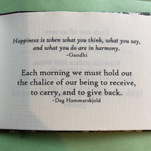 Load image into Gallery viewer, Living Wisdom ~ beautiful quotations on living fully & loving well