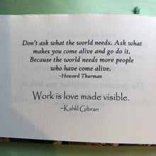 Load image into Gallery viewer, Living Wisdom ~ beautiful quotations on living fully & loving well