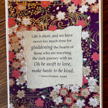 Load image into Gallery viewer, Card H15- Make Haste To Be Kind
