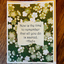 Load image into Gallery viewer, Joyful Living Card #19- all you do is sacred

