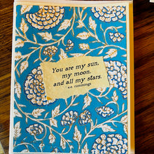 Load image into Gallery viewer, Card AN1, Sun, moon &amp; all my stars
