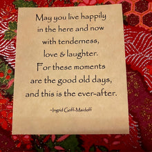 Load image into Gallery viewer, Card Wed1- Happily Here and Now
