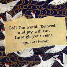 Load image into Gallery viewer, Joyful Living Card #9- Call the World Beloved
