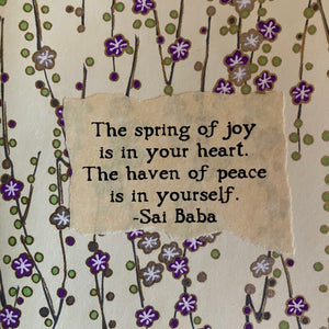 Cards to encourage Peace Within