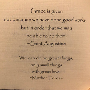 The Abundance of Grace ~ inspiring quotations & reflections