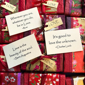 Love Box ~ little match box of inspiring quotes