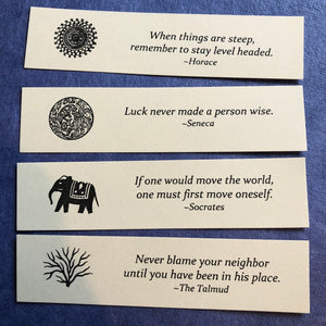 100 Fortunes ~ a wonderful pack of world wisdom