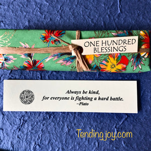 One Hundred Blessings ~  quotations to uplift, bless & inspire